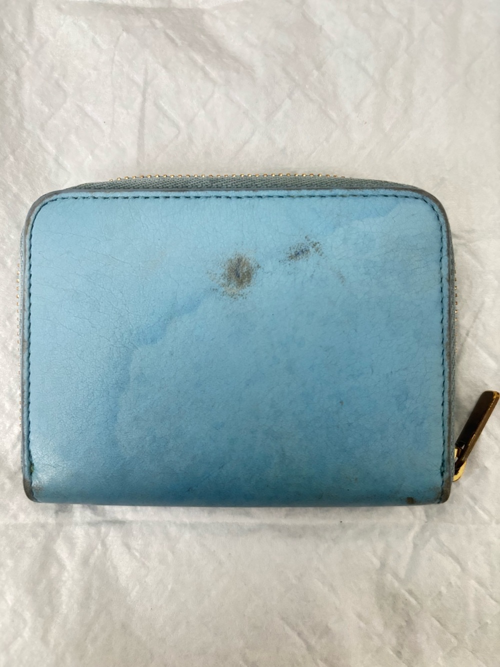 MANSUR GAVRIEL LT BLUE SMALL WALLET - Picture 2 of 11